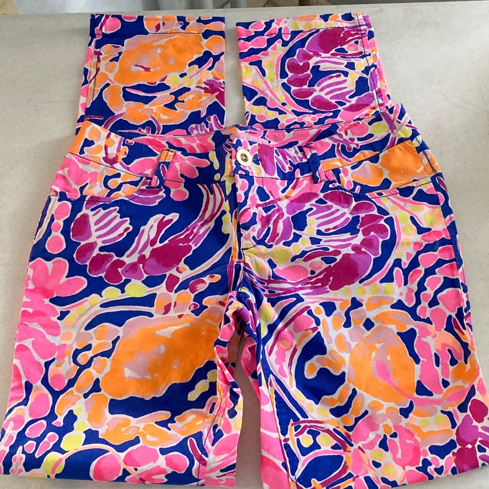 Lilly Pulitzer Pink and Orange Pants